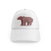 013-bear-white-trucker-hat