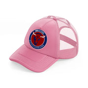 buffalo rumblings-pink-trucker-hat