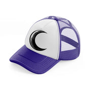 crescent moon-purple-trucker-hat