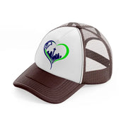 seattle seahawks fan-brown-trucker-hat