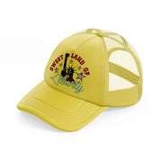 sweet land of liberty-gold-trucker-hat