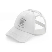 selflove selfcare-white-trucker-hat