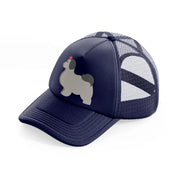 024-shih tzu-navy-blue-trucker-hat