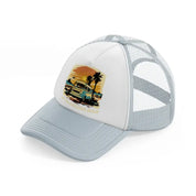 let the adventure begin-grey-trucker-hat