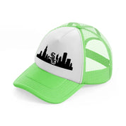 chicago white sox city shape-lime-green-trucker-hat