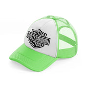 harley-davidson motor clothes-lime-green-trucker-hat