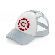 cincinnati reds supporter-grey-trucker-hat