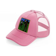 golfers color-pink-trucker-hat