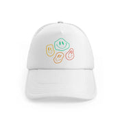 icon38 white trucker hat