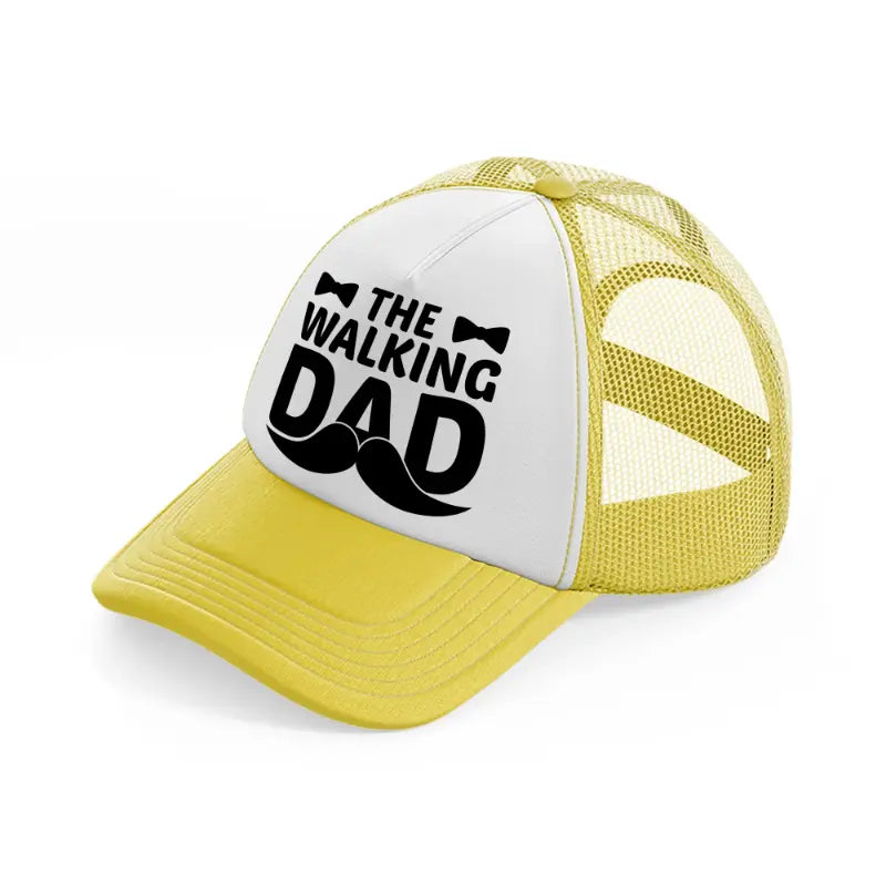 the walking dad-yellow-trucker-hat