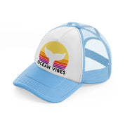 ocean vibes-sky-blue-trucker-hat
