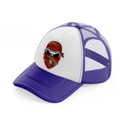 49ers fan-purple-trucker-hat