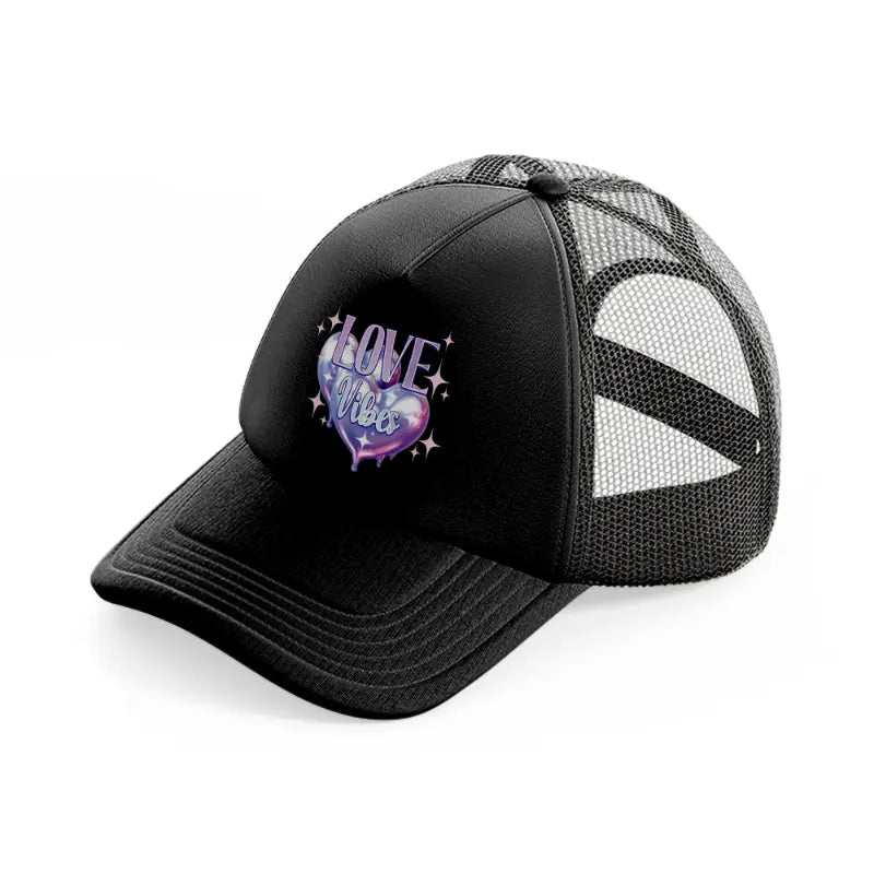 love vibes-black-trucker-hat