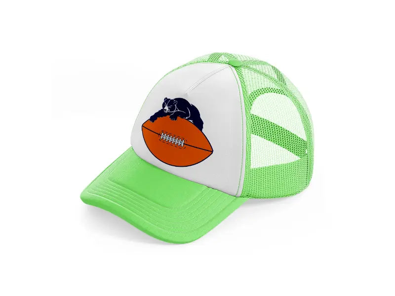 chicago bears ball-lime-green-trucker-hat