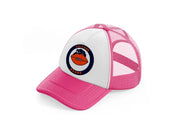 chicago bears circle-neon-pink-trucker-hat