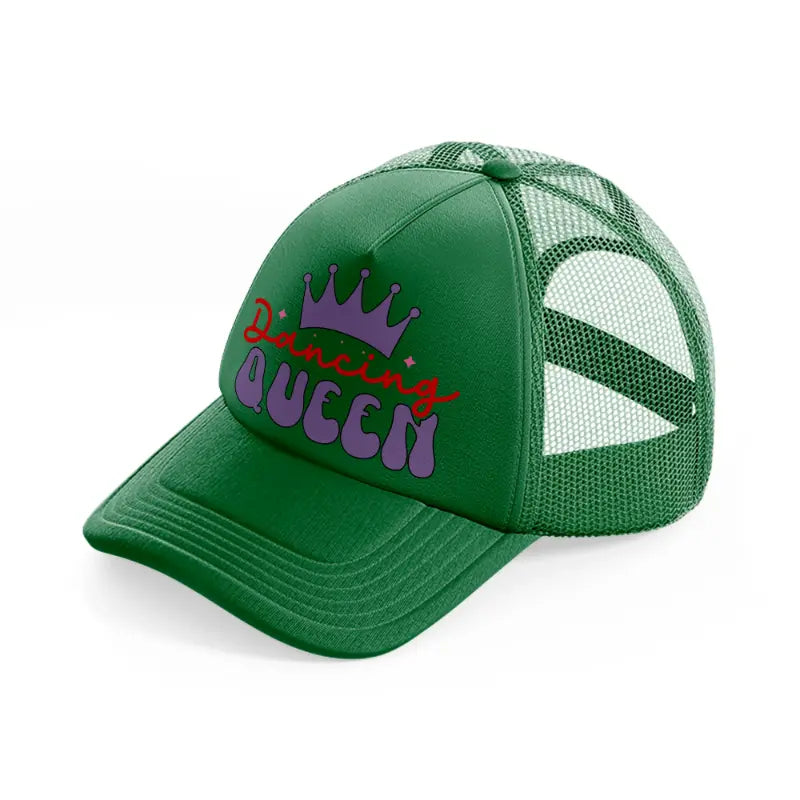 dancing queen-green-trucker-hat
