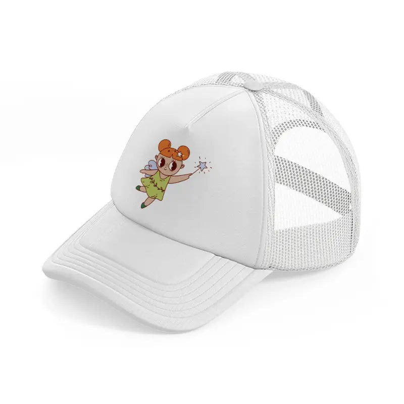 fairy white trucker hat