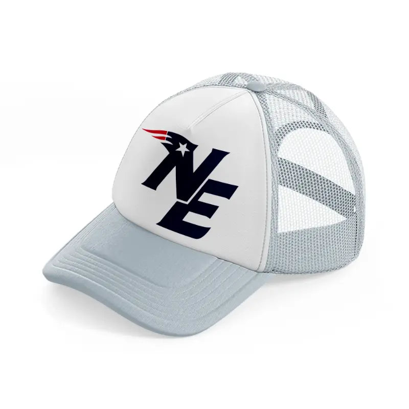 ne patriots-grey-trucker-hat