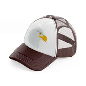 eagle (2) brown trucker hat