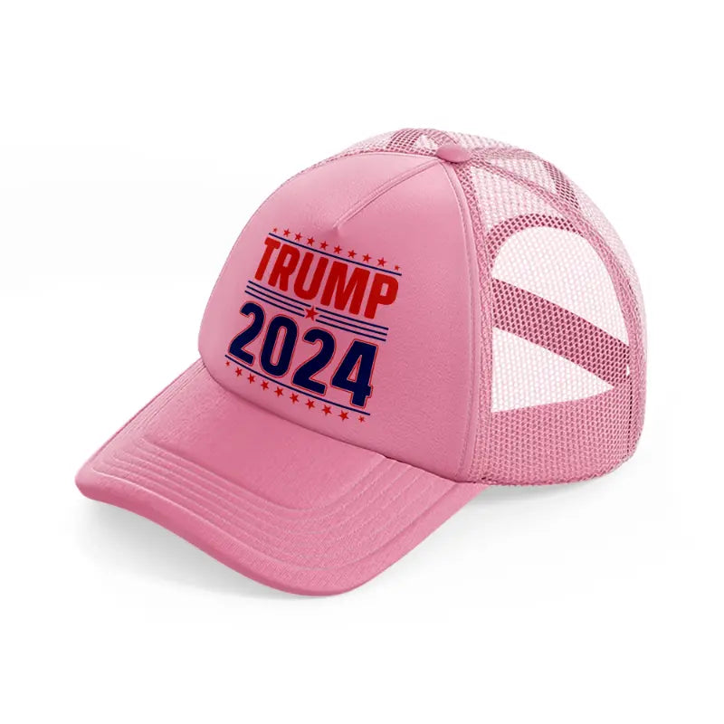 Trump 2024 Logo pink Trucker Hat