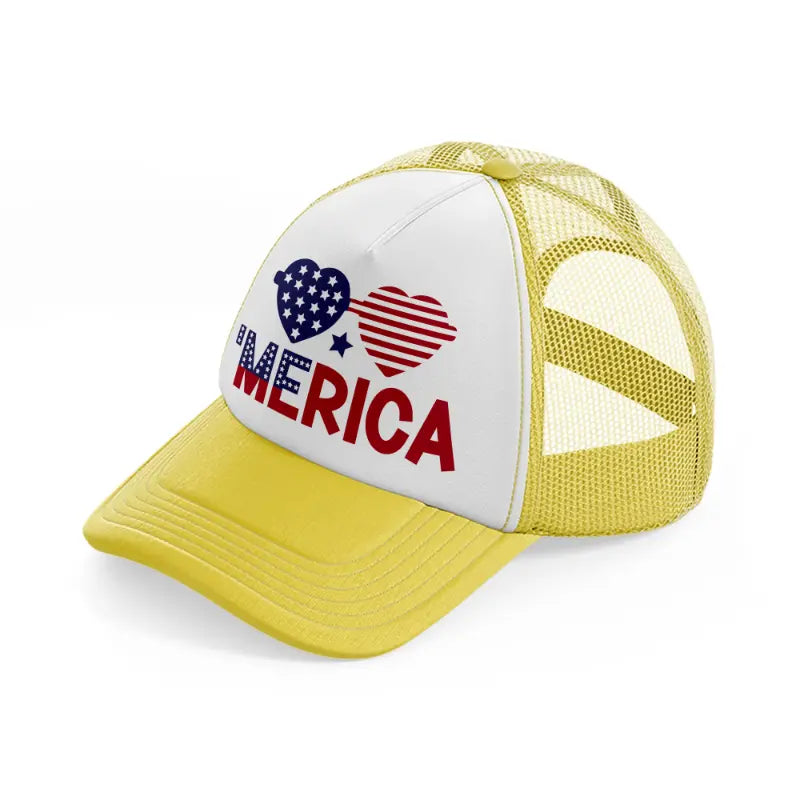 'merica-01-yellow-trucker-hat
