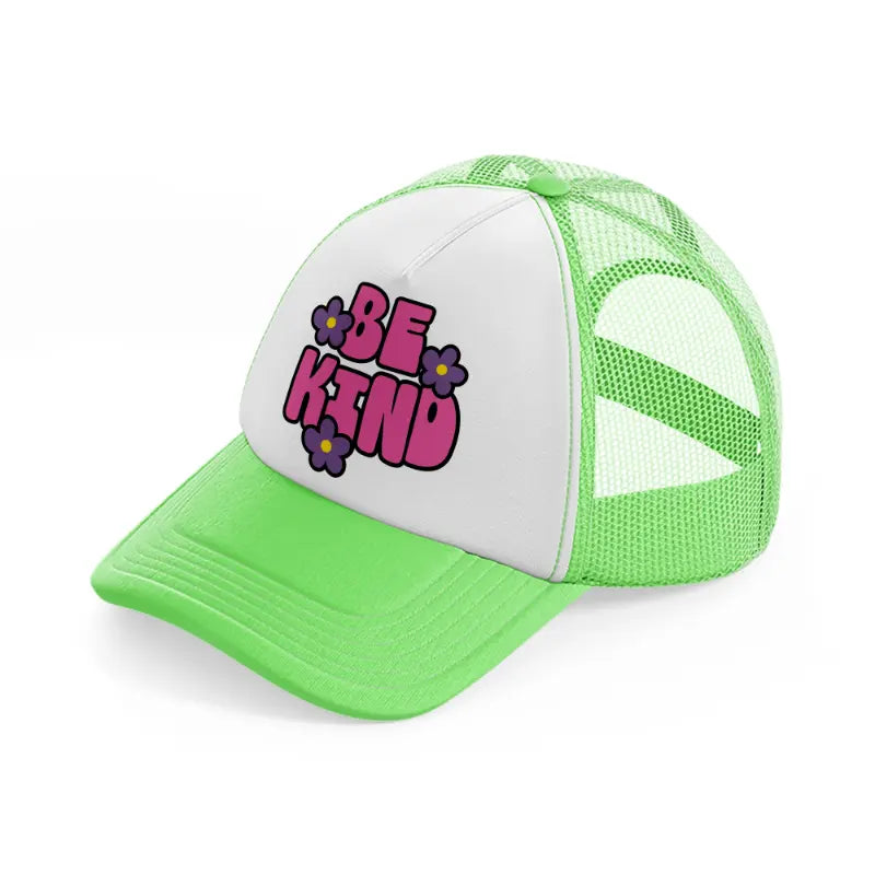 be kind-lime-green-trucker-hat