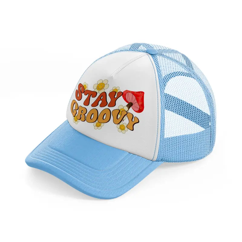 stay-groovy-sky-blue-trucker-hat