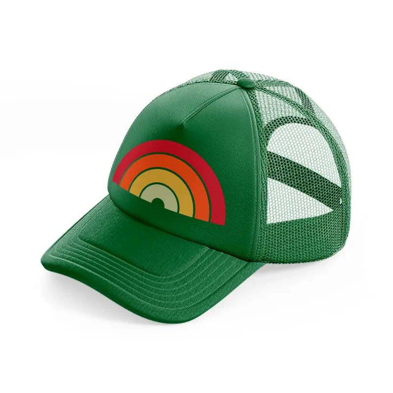 retro rain-green-trucker-hat