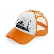 soul reaper-orange-trucker-hat