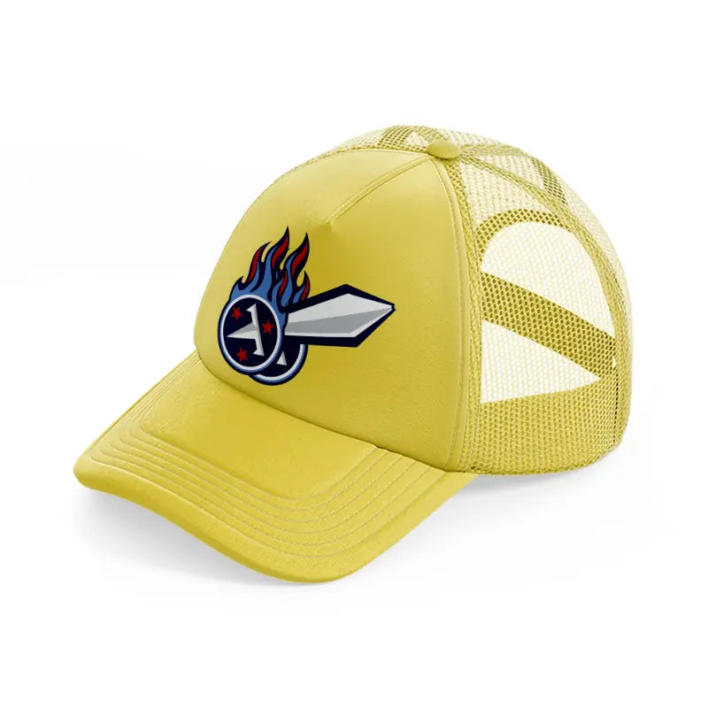 tennessee titans supporter-gold-trucker-hat