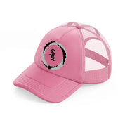 chicago white sox supporter-pink-trucker-hat