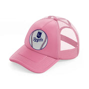 kansas city royals ball-pink-trucker-hat