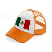 mexico stamp-orange-trucker-hat