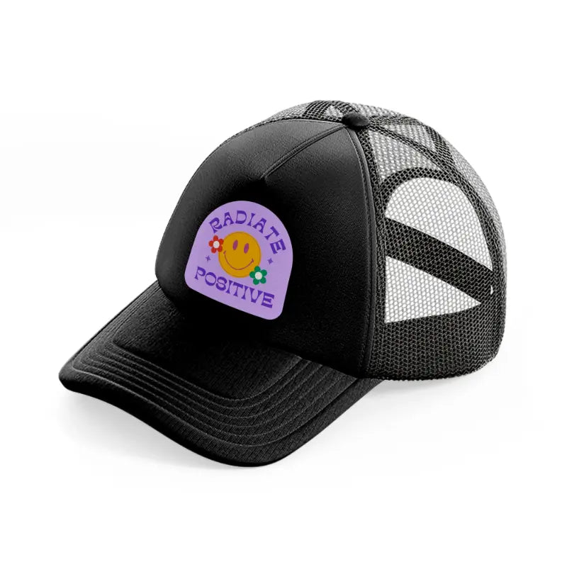 icon3 black trucker hat