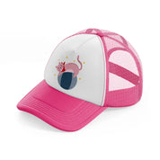 019-ball-neon-pink-trucker-hat