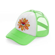 floral elements-10-lime-green-trucker-hat