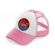 that's my lady-01-pink-and-white-trucker-hat