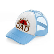rell cool dad-sky-blue-trucker-hat