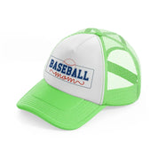 baseball mom-lime-green-trucker-hat