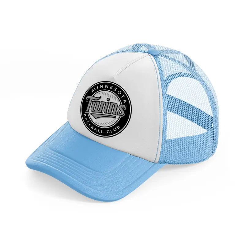 minnesota twins baseball club-sky-blue-trucker-hat