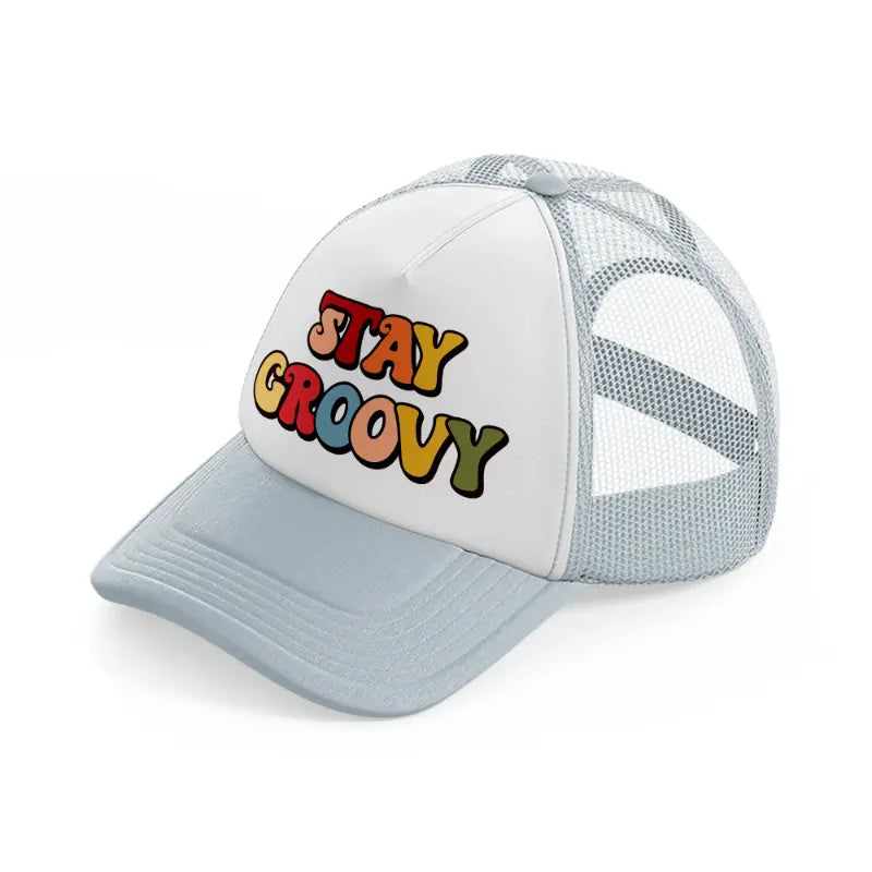 groovy quotes-12-grey-trucker-hat