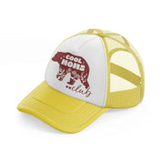 cool moms club-yellow-trucker-hat