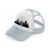 chicago white sox city shape-grey-trucker-hat