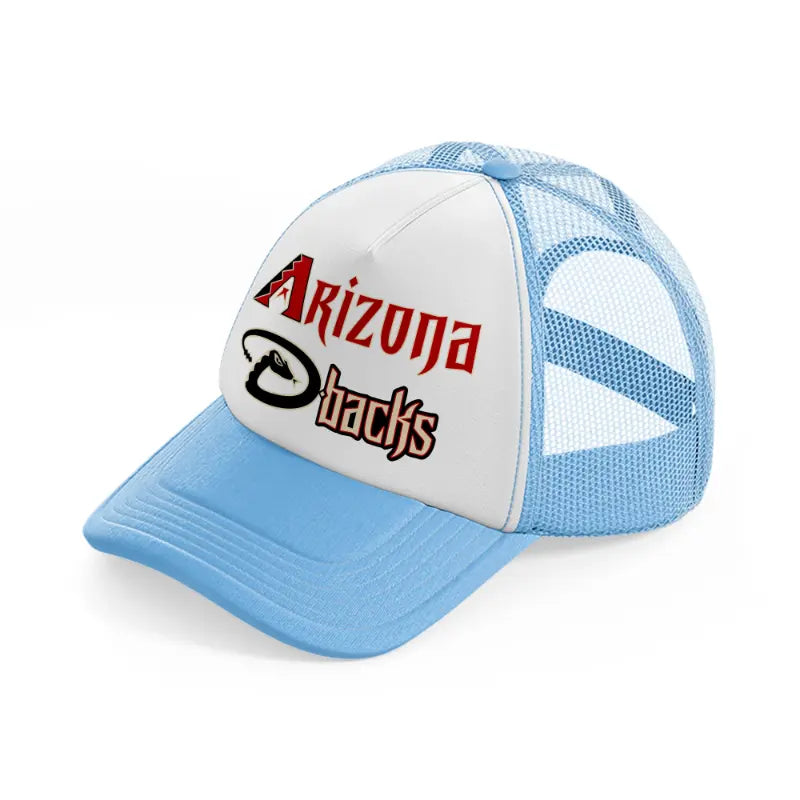 arizona d backs-sky-blue-trucker-hat