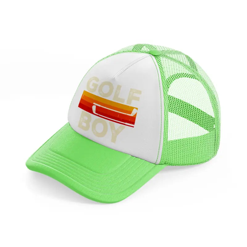 golf boy-lime-green-trucker-hat
