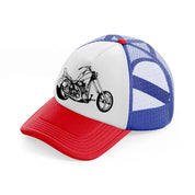 harley davidson bike multicolor trucker hat