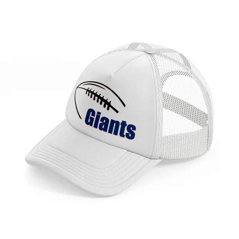 new york giants minimalist-white-trucker-hat
