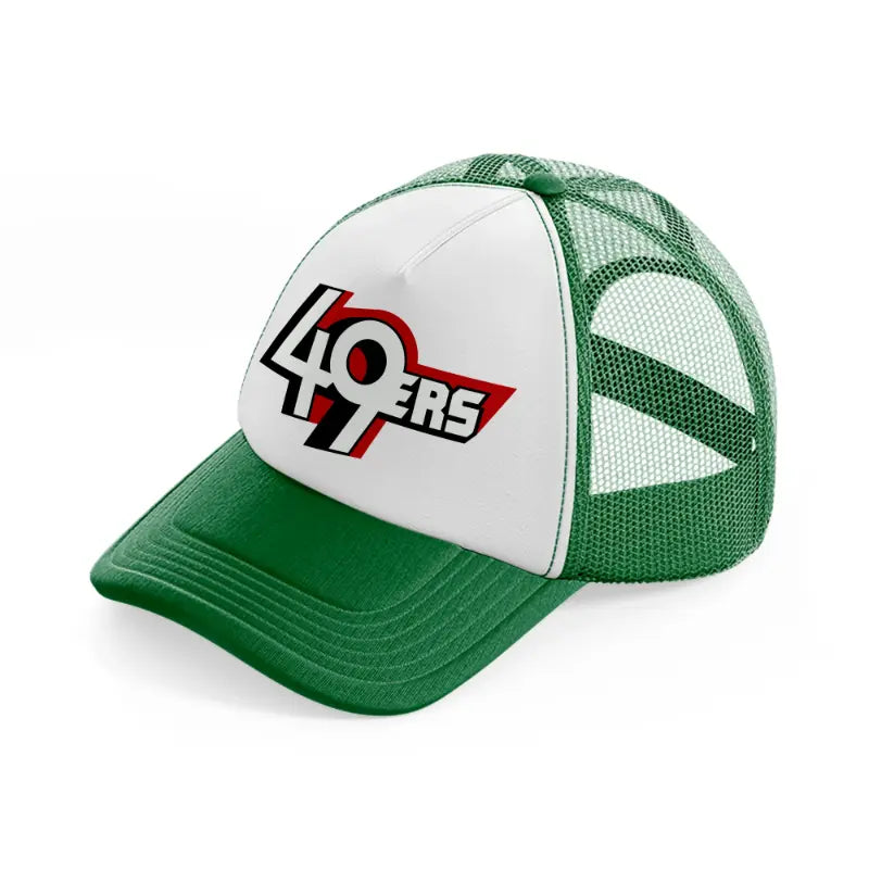 49ers vintage-green-and-white-trucker-hat