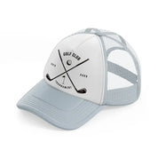 golf club tournamnet b&w-grey-trucker-hat