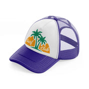 surf club-purple-trucker-hat